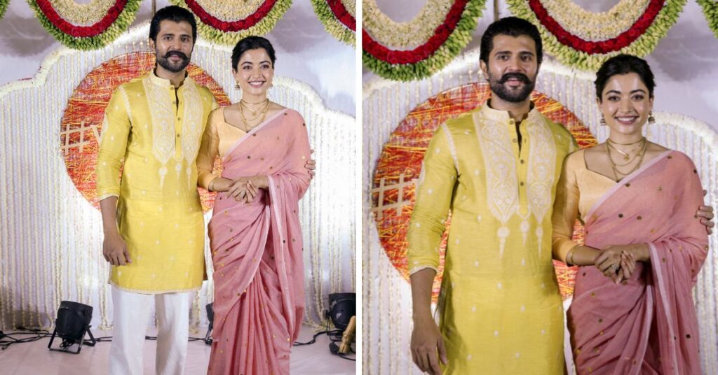 rashmika mandanna and vijay reception 