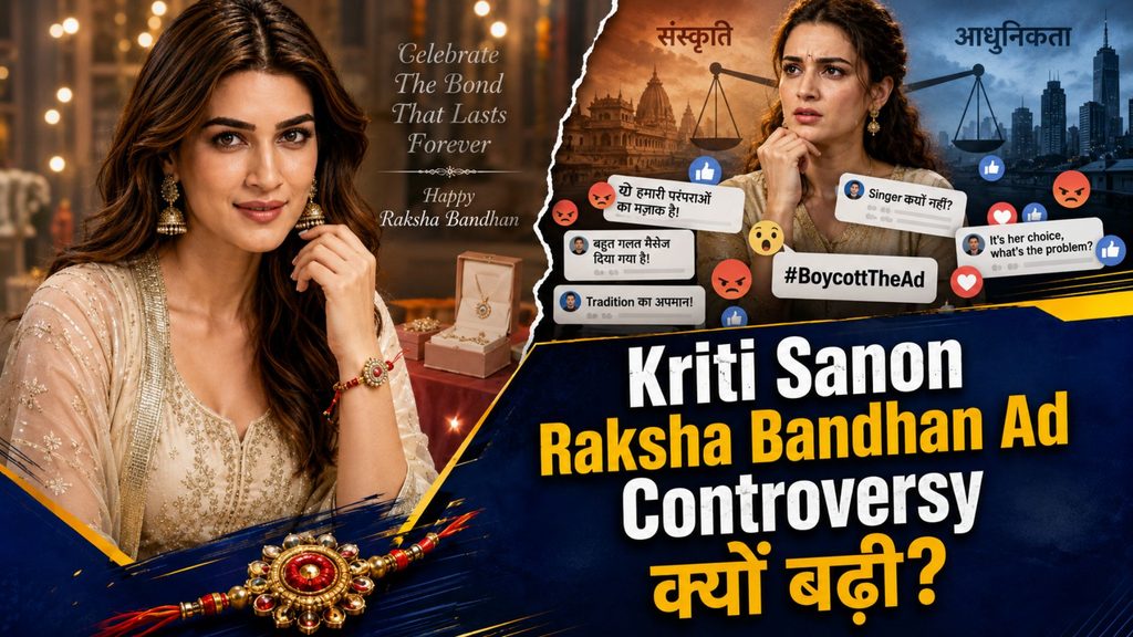Kriti Sanon Raksha Bandhan Ad Controversy क्यों बढ़ी?