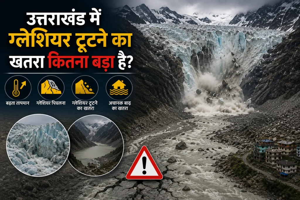 उत्तराखंड में ग्लेशियर टूटने का खतरा कितना बड़ा है?