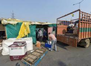 किसान आंदोलन खत्म होने के बाद किसानों की घर वापसी शुरु