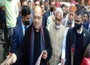 केंद्रीय गृह मंत्री अमित शाह पहुंचे रुद्रनाथ महादेव मंदिर