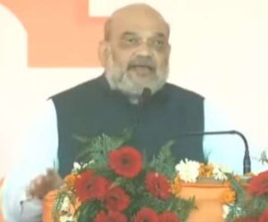 गृहमंत्री अमितशाह ने मैनपुरी में जनसभा के दौरान सपा पर साधा निशाना