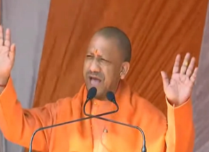 CM योगी ने शाहजहांपुर में भाजपा प्रत्याशी मानवेंद्र सिंह के लिए चुनाव प्रचार