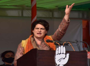 कांग्रेस राष्ट्रीय महासचिव प्रियंका गांधी पहुंची हल्द्वानी