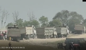 प्रशासन की नाक के नीचे अवैध खनन का खेल