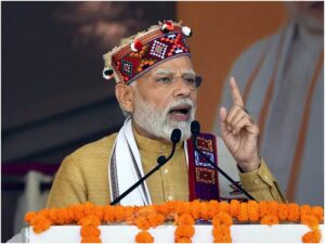 हिमाचल प्रदेश में पीएम नरेंद्र मोदी आज 2 जनसभाएं ।