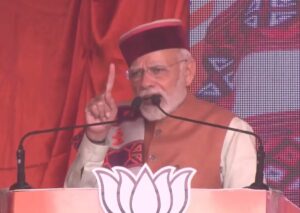 कांग्रेस ने युवाओं के सपनों को कुचला — पीएम मोदी  ।