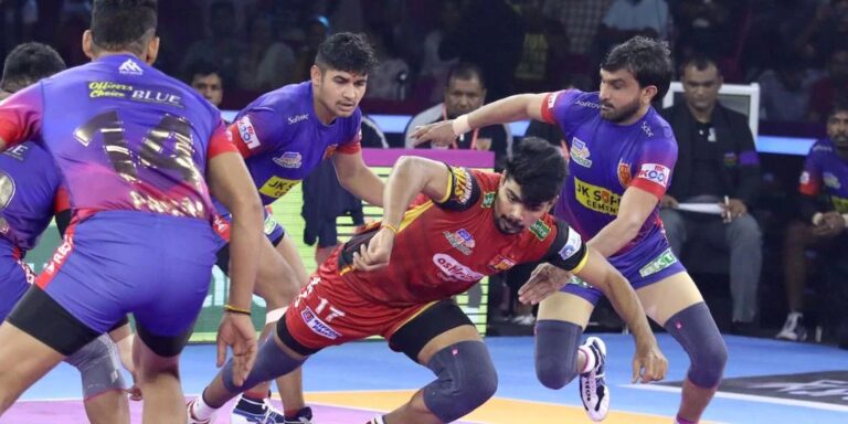 PKL 2022 का पहला एलिमिनेटर मुकाबला बेंगलुरु बुल्स और दबंग दिल्ली केसी  के बीच