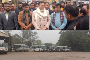 टनकपुर रोडवेज बस डिपो का CM धामी ने किया औचक निरीक्षण