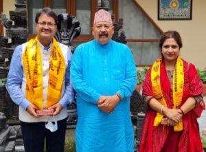 मित्र के विदेश मंत्र बनने पर महाराज ने प्रसन्नता व्यक्त कर दी बधाई