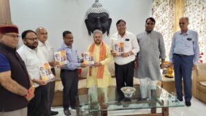 प्रभारी दुष्यंत गौतम ने सभी कार्यकर्ताओं से मोटे अनाज एवं मोदी की लाभकारी योजनाओं पर की चर्चा