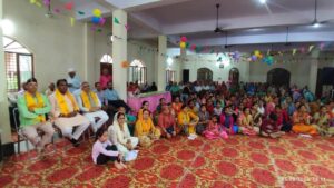 अध्यक्ष सिद्धार्थ उमेश अग्रवाल ने शिव महापुराण कथा को सुनने का सौभाग्य प्राप्त किया