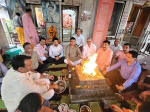 बीजेपी : घंटाघर स्थित पंचायती मंदिर में चंद्रयान-3 की सफल लैंडिंग की कामना हेतू यज्ञ का आयोजन 