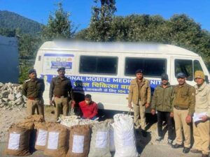 फ़िल्मी स्टाइल में नशा तस्करी, मरीज की जगह एंबुलेंस में मिला गांजा