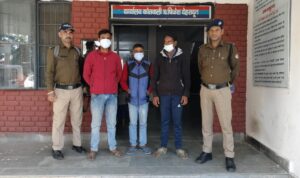 ऋषिकेश पुलिस द्वारा कुल 3 वांछित वारंटी अभियुक्त भिन्न-भिन्न स्थानों से गिरफ्तार