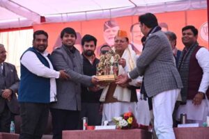 रूड़की कॉलेज ऑफ इंजीनियरिंग मे सीएम धामी ने नमो नवमतदाता सम्मेलन में किया प्रतिभाग