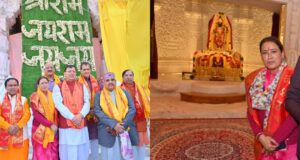आज मंत्री रेखा आर्या नें CM धामी व सम्पूर्ण कैबिनेट के साथ किये रामलला के दर्शन