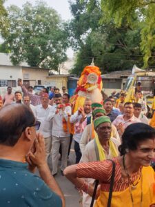 शहीद स्मारक पहुंची मां जगदीशिला डोली