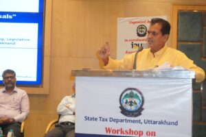 राज्य कर विभाग द्वारा इंडस्ट्रीज एसोसिएशन ऑफ उत्तराखण्ड के सहयोग से कार्यशाला आयोजित…