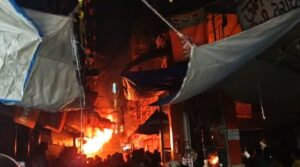 हैंडीक्राफ्ट शॉप में भड़की आग, किमती सामान समेत लाखों के हस्तशिल्प हुए खाक….मामले की जांच जारी