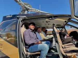 उत्तराखंड हेलिकॉप्टर से पहुंचे बीएड परीक्षा देने राजस्थान के 4 छात्र, सोशल मीडिया पर वायरल