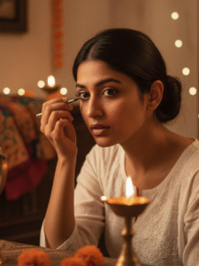 दीपावली की रात को काजल क्यों लगाया जाता है?