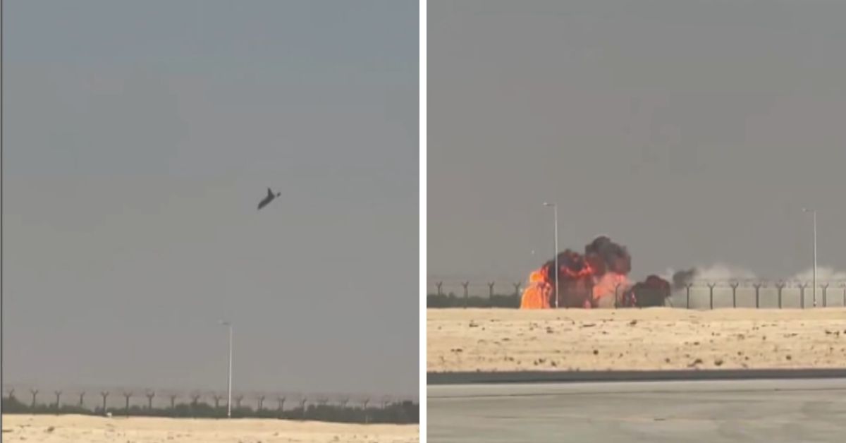 Indian Tejas fighter jet crashed