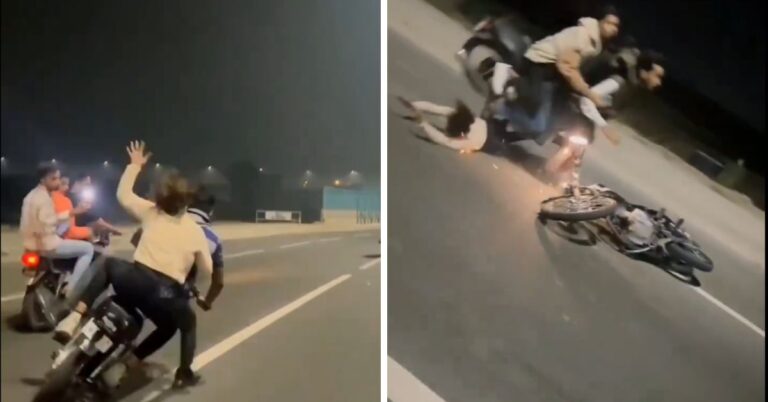 Viral video: व्यूज के चक्कर में गई जान, सड़क पर कपल का खतरनाक स्टंट बना हादसे की वजह