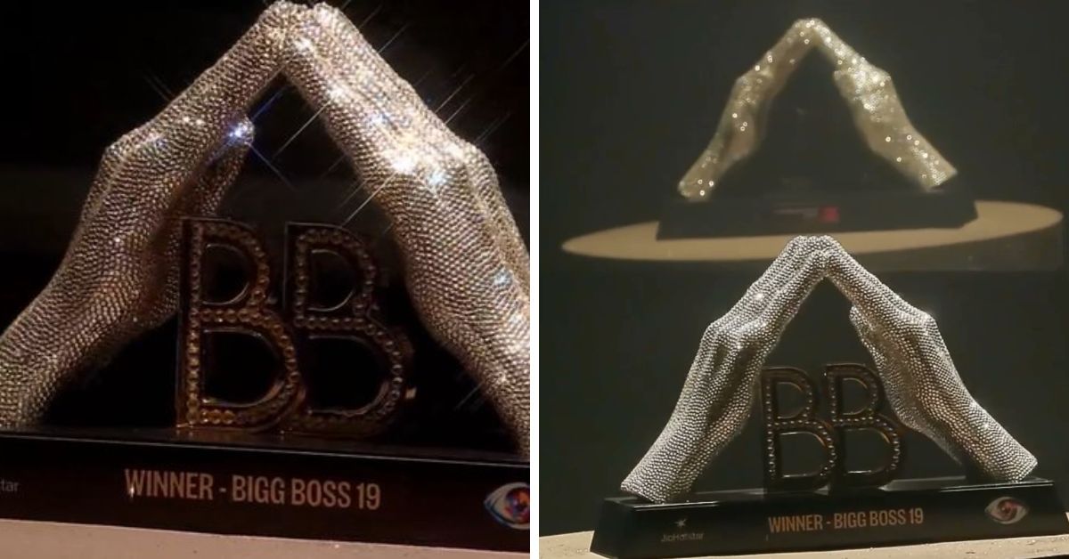 Bigg Boss 19 की क्रिस्टल-जड़ी ट्रॉफी की पहली झलक आई सामने