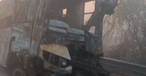 Mathura Yamuna Expressway पर सात बसों की भीषण टक्कर, 4 की मौत, 25 घायल