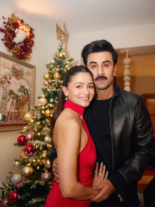 आलिया और रणबीर कपूर की क्रिसमस पार्टी