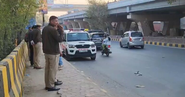 Peeragarhi Flyover पर कार में मिले तीन शव, आत्महत्या का शक