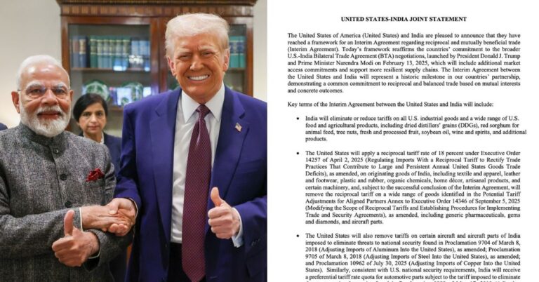 US-India Trade Deal: ट्रंप ने भारत पर लगा 25% टैरिफ हटाया, जारी किया नया ऑर्डर