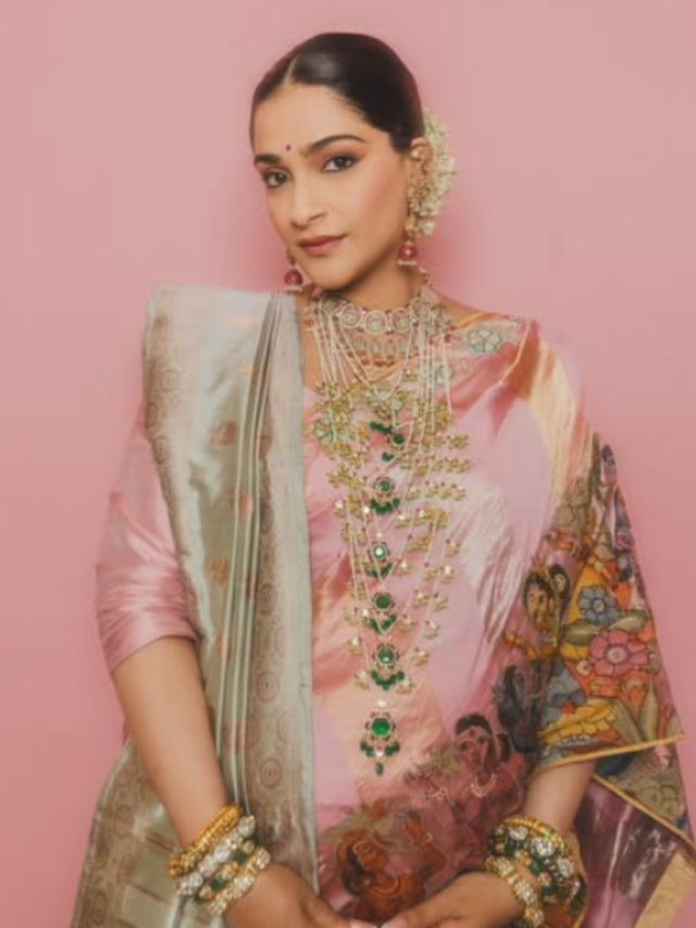 सोनम कपूर ने साड़ी लुक में ढाया कहर