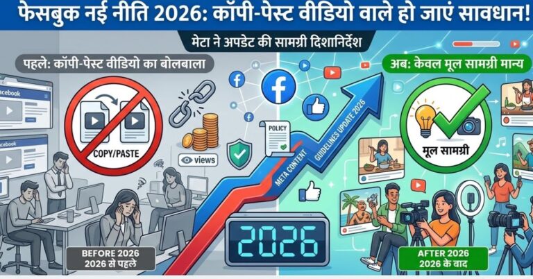 Facebook New Policy 2026: कॉपी-पेस्ट वीडियो डालने वाले हो जाएं सावधान, मेटा ने अपडेट की कंटेंट गाइडलाइंस