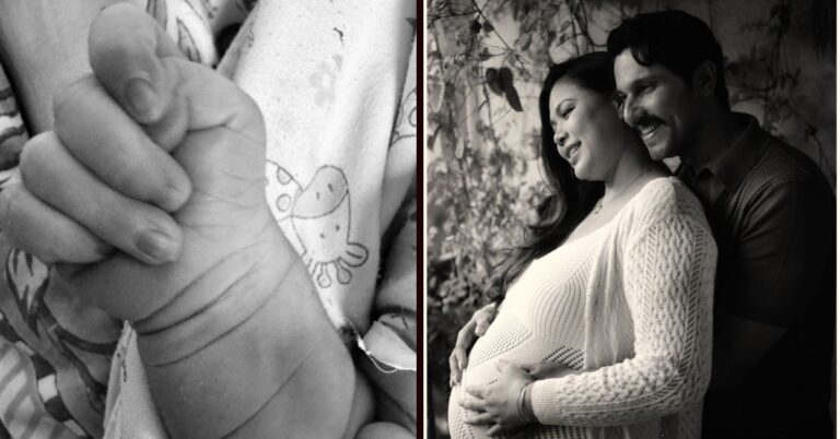 Randeep Hooda और लिन लैशराम के घर गूंजी किलकारी,दादा की गोद में दिखी नन्ही राजकुमारी