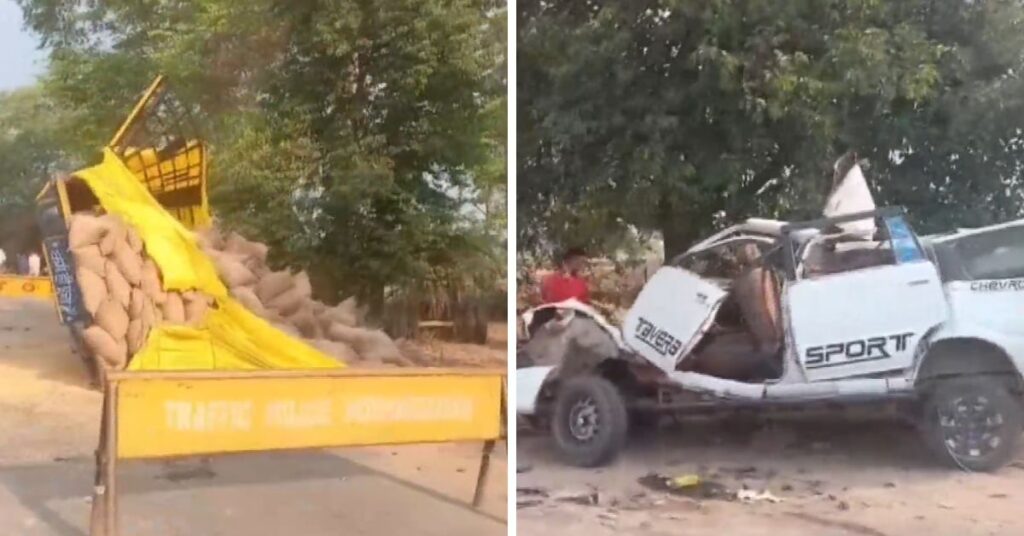 Narmadapuram Barat Accident:  नर्मदापुरम जिले में भीषण सड़क हादसा, मौके पर 5 लोगों की मौत