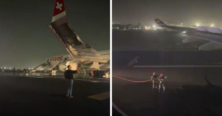 Swiss Airlines के विमान के इंजन में लगी आग, दिल्ली एयरपोर्ट पर टला बड़ा हादसा