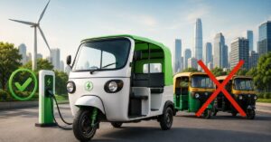2027 से सिर्फ Electric Three Wheelers चलेंगे, नए CNG और डीजल ऑटो का रजिस्ट्रेशन होगा बंद