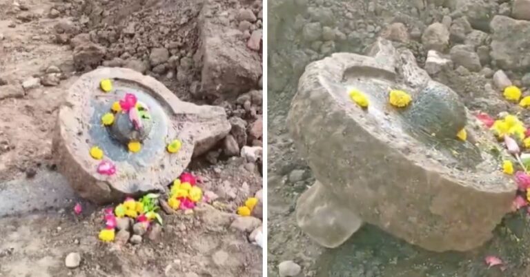 Ujjain Mahakal Temple के पास खुदाई में निकला विशाल शिवलिंग, श्रद्धालुओं में भारी उत्साह