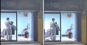 बाहर SBI ATM, अंदर नाई की दुकान! पटना का अनोखा वीडियो वायरल