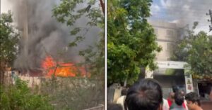 Indore Fire News : इंदौर में EV शोरूम में लगी आग, पड़ोसियों की सूझबूझ से टला बड़ा हादसा