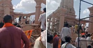 Yashwadi Hanuman Temple में छत गिरने से हड़कंप, कई श्रद्धालु मलबे में दबे