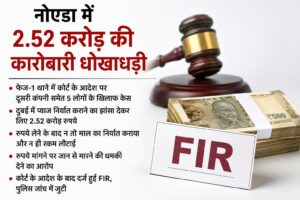 Noida News: 2.52 करोड़ की Export Fraud, कोर्ट के आदेश पर पांच आरोपियों के खिलाफ केस दर्ज