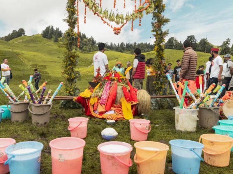 डेयरा बुग्याल बटर फेस्टिवल
