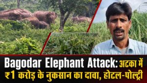 Bagodar Elephant Attack: अटका में ₹1 करोड़ के नुकसान का दावा, होटल-पोल्ट्री