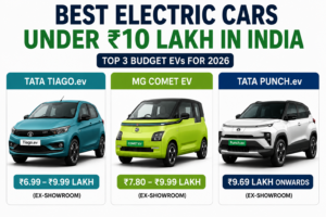 Best Electric Cars Under 10 Lakh: ये 3 EV हैं सबसे खास