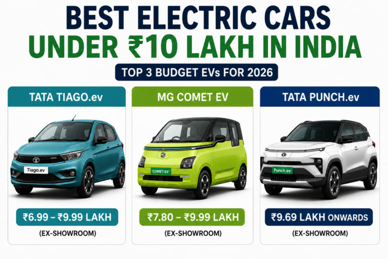 Best Electric Cars Under 10 Lakh: ये 3 EV हैं सबसे खास