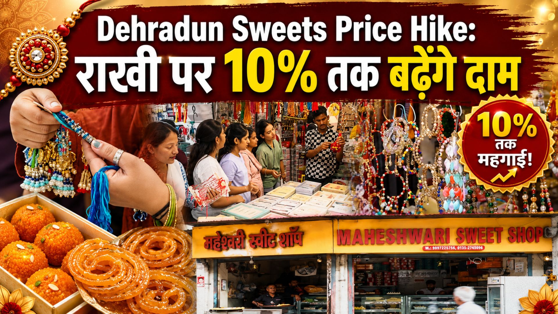 Dehradun Sweets Price Hike: राखी पर 10% तक बढ़ेंगे दाम