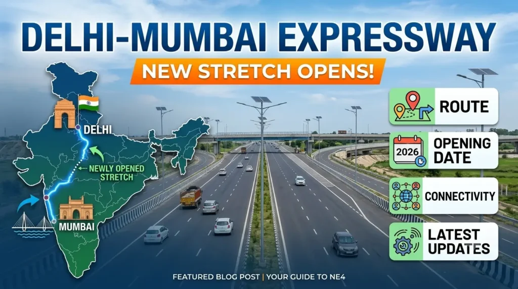 Delhi-Mumbai Expressway New Stretch Opens: Route, Opening Date, Connectivity and Latest Updates 2026